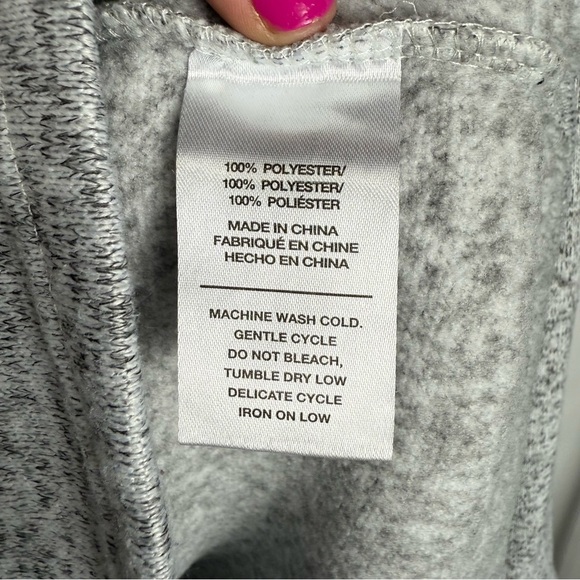 Old River Men's Quarter Zip Gray Fleece Sweater Size Large - Picture 8 of 8